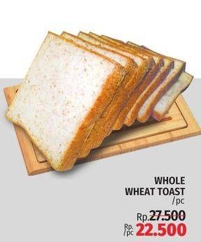 Promo Harga Whole Wheat Toast  - LotteMart