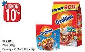 Promo Harga Ovaltine Classic/Cruncky Iced Choco  - Hypermart