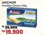 Promo Harga Anchor Cheddar Cheese 150 gr - Indomaret