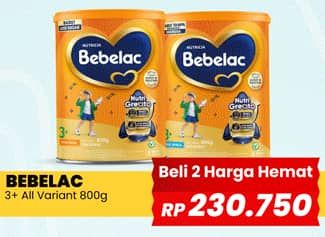 Promo Harga Bebelac 3 Susu Pertumbuhan All Variants 800 gr - Yogya
