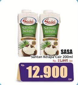 Promo Harga Sasa Santan Cair 200 ml - Hari Hari