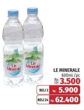 Promo Harga Le Minerale Air Mineral 600 ml - LotteMart