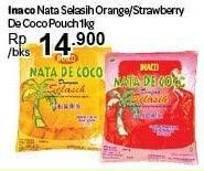 Promo Harga INACO Selasih Orange, Strawberry, All Variants 1000 gr - Carrefour