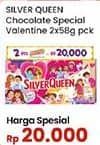 Promo Harga Silver Queen Special Valentine per 2 pcs 58 gr - Indomaret