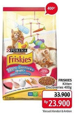 Promo Harga FRISKIES Makanan Kucing Kitten Discoveries 400 gr - Alfamidi