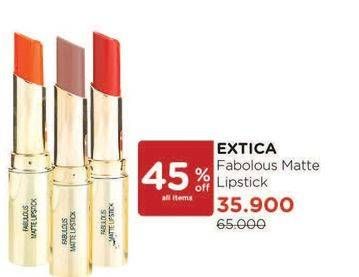 Promo Harga EXTICA Matte Lipstick  - Watsons