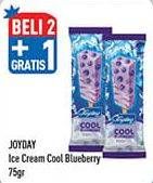 Promo Harga JOYDAY Ice Cream Stick Cool Blueberry 70 gr - Hypermart
