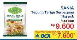 Promo Harga Sania Tepung Terigu 1000 gr - Indomaret