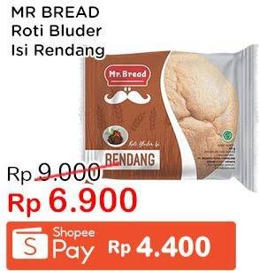 Promo Harga MR BREAD Roti Isi Rendang 60 gr - Indomaret