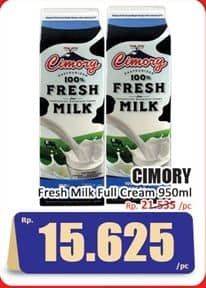 Promo Harga Cimory Fresh Milk Full Cream 950 ml - Hari Hari