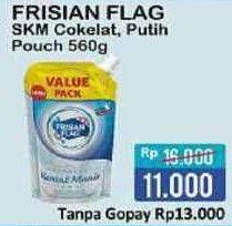 Promo Harga FRISIAN FLAG Susu Kental Manis Cokelat, Putih 560 gr - Alfamart