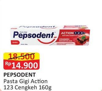 Promo Harga PEPSODENT Pasta Gigi Action 123 Cengkeh 160 gr - Alfamart