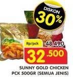 Promo Harga SUNNY GOLD Chicken Nugget All Variants 500 gr - Superindo