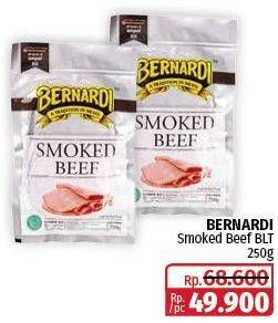 Promo Harga Bernardi Smoked Beef Block 250 gr - Lotte Grosir