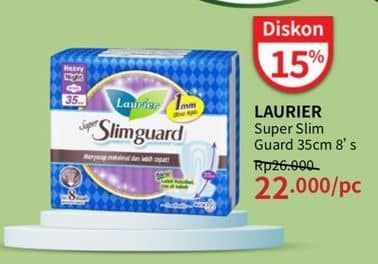 Promo Harga Laurier Super Slimguard Night 35cm 8 pcs - Guardian