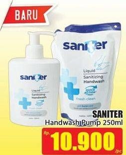Promo Harga SANITER Hand Wash 250 ml - Hari Hari