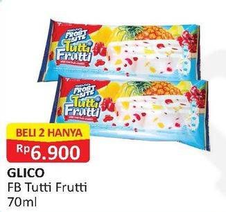 Promo Harga GLICO Frostbite Tutti Frutti per 2 pcs 70 ml - Alfamart
