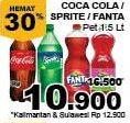 Promo Harga COCA COLA Minuman Soda 1500 ml - Giant