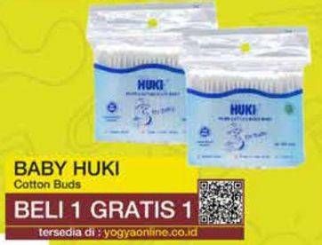 Promo Harga Huki Cotton Buds 100 pcs - Yogya