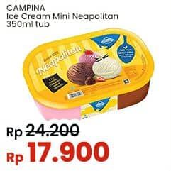 Promo Harga Campina Ice Cream Neapolitan 350 ml - Indomaret