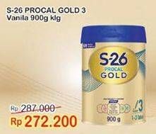 Promo Harga S26 Procal Gold Susu Pertumbuhan Vanilla 900 gr - Indomaret