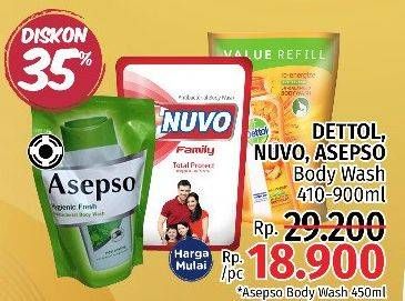 Dettol/Nuvo/Asepso Body Wash