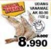 Promo Harga Udang Vanamae AK 80-90 per 100 gr - Giant