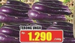 Promo Harga Terong Ungu per 100 gr - Hari Hari