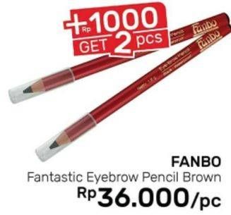 Promo Harga FANBO Fant Brow Pencil Brown  - Guardian