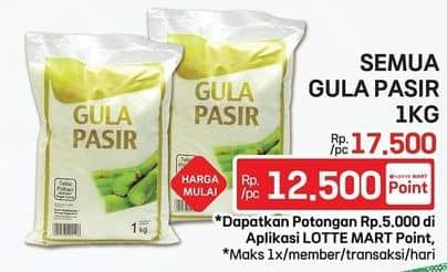 Promo Harga Semua Gula Pasir  - LotteMart