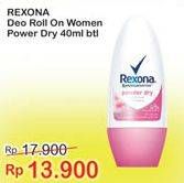 Promo Harga REXONA Deo Roll On Powder Dry 40 ml - Indomaret