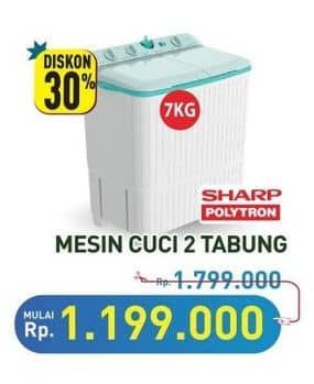 Promo Harga Mesin Cuci 2 Tabung  - Hypermart