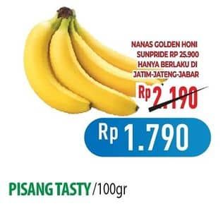 Promo Harga Pisang Cavendish Tasty per 100 gr - Hypermart