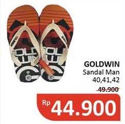 Promo Harga GOLDWIN Sandal Men 40, 41, 42  - Alfamidi