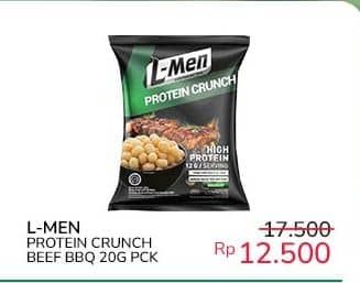 Promo Harga L-men Protein Crunch BBQ Beef 20 gr - Indomaret