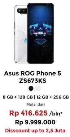 Promo Harga ASUS Zenfone ROG Phone 5 ZS673KS 1 pcs - Erafone