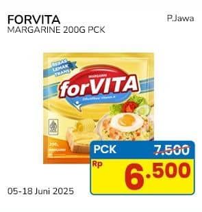 Promo Harga Forvita Margarine 200 gr - Indomaret