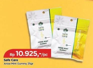 Promo Harga Safe Care Anise Mint Gummy 25 gr - TIP TOP