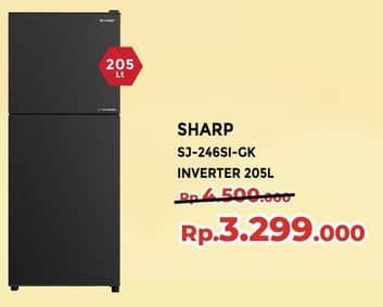 Promo Harga Sharp SJ-246SI-GK  - Yogya