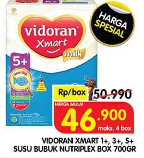 Promo Harga Vidoran Xmart 1+/3+/5+  - Superindo