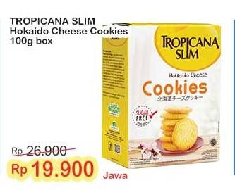 Promo Harga Tropicana Slim Cookies Hokkaido Cheese 100 gr - Indomaret