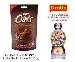 Promo Harga MONY Oats Dark Choco Dark Choco 100 gr - Indomaret
