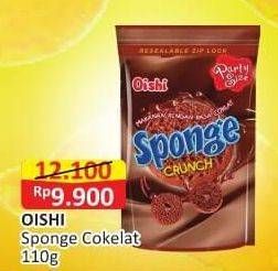 Promo Harga OISHI Sponge Crunch Cokelat 110 gr - Alfamart