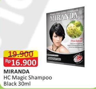 Promo Harga MIRANDA Hair Color Natural Black 30 ml - Alfamart