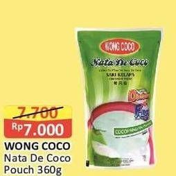 Promo Harga WONG COCO Nata De Coco Cocopandan 360 gr - Alfamart