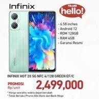 Promo Harga Infinix Hot 20 5G NFC Smartphone  - Carrefour