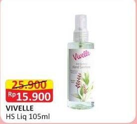 Promo Harga VIVELLE Hand Sanitizer 105 gr - Alfamart