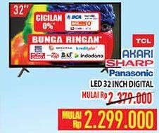 Promo Harga TCL LED Android TV/Akari Led TV/Sharp LED TV/Panasonic LED TV  - Hypermart