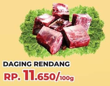 Promo Harga Daging Rendang Sapi per 100 gr - Yogya