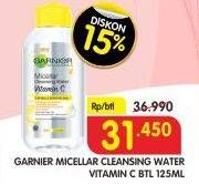 Promo Harga GARNIER Micellar Water Vitamin C 125 ml - Superindo